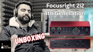 Focusright scarlett 2i2 4th generation Audio interface review l Focusright 2i2 4th gen unboxing [upl. by Ahidam]