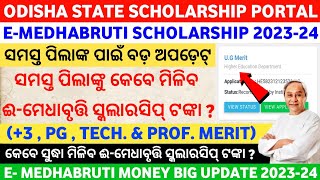 eMedhabruti Scholarship 202324  Which Date Students Will Get eMedhabruti Money in Account 2024 [upl. by Trevethick]