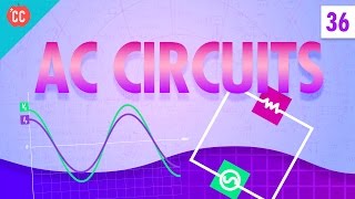 AC Circuits Crash Course Physics 36 [upl. by Estele855]