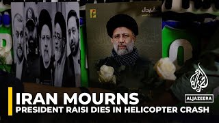 Iran mourns after Raisi dies in helicopter crash VP named acting president [upl. by Akilaz276]