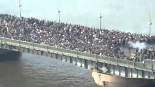 Egypt Clashes Police Kasr Al Nile Bridge Cairo Mubarak [upl. by Ferree]