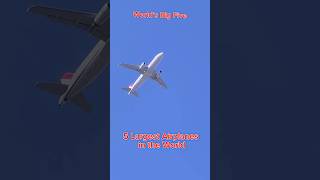 5 Largest Airplanes in the World usa airplane germany uk ukraine shorts shortsvideo facts [upl. by Leatri]