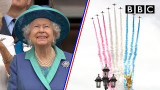 Watch the entire spectacular 100aircraft flypast as RAF celebrates 100 years  BBC [upl. by Lati]