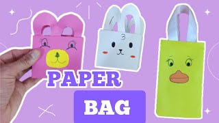 How to make cute paper bags easy paper craft ideas [upl. by Crosse180]