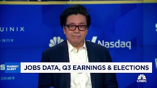 Markets set up for a very good rally into yearend no matter who wins election Fundstrats Tom Lee [upl. by Artap]