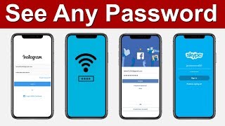 How To View Saved WiFi Facebook Password on iPhone [upl. by Vogele827]