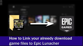 How To Add Already Installed Games To Epic Games Without ReDownloading  Aalsi Gaming [upl. by Egor]