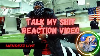 BossMan Dlow  Talk My Shit REACTION VIDEO [upl. by Akiehsal]