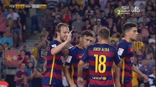 Joan Gamper Trophy  Rakitic Goal vs AS Roma HD [upl. by Hendel]