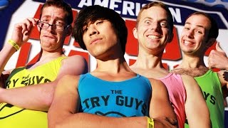 The Try Guys Try American Ninja Warrior [upl. by Areem614]