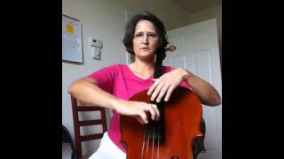 Cello lesson 1 beginning exercises [upl. by Balas198]