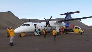 Air Iceland Bombardier Dash 8 Reykjavik Constable Point Greenland [upl. by Esma184]