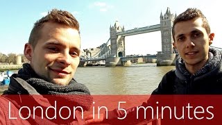 London in 5 minutes  Travel Guide  Mustsees for your city tour [upl. by Yelyab960]