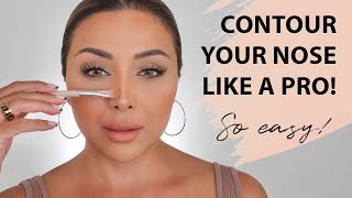 EASY NOSE CONTOURING FOR BEGINNERS 2021  NINA UBHI [upl. by Binky682]