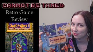 Quest for Glory 1 So You Want to be a Hero PC  Retro Gaming Review [upl. by Anaoj145]