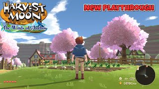 HARVEST MOON  The Winds Of Anthos  First Playthrough [upl. by Dryden]