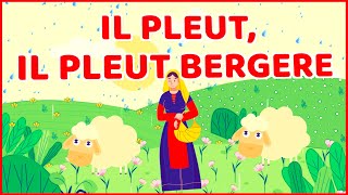 IL PLEUT IL PLEUT BERGERE Comptine avec Paroles  Papa Poule [upl. by Stevana]