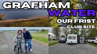 Our first Motorhome amp Caravan club stay at Grafham water Caravan Vlogs [upl. by Anrym]