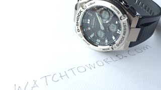 UNBOXING CASIO GSHOCK GSTW1101AER MODEL 2015 [upl. by Esertal]