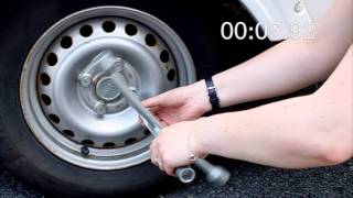 SH5431 Strongarm Sold Secure approved wheel clamp fitting video with timing [upl. by Adahs]