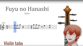 Given  Fuyu no Hanashi violin play along [upl. by Euphemiah]