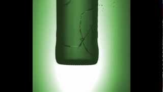 Cavitation damage in a beer bottle [upl. by Shellie10]