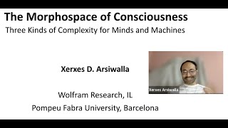 Xerxes D Arsiwalla on The Morphospace of Consciousness [upl. by Juana]