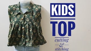 Kids top cutting amp stitching [upl. by Farro]