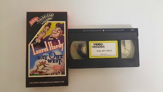 Opening and Closing To Way Out West 1987 VHS 60fps [upl. by Galitea]