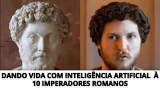 VEJA COMO ERAM 10 IMPERADORES ROMANOS  RECRIAMOS SEUS ROSTOS E DEMOS VIDA À ELES [upl. by Burney206]