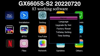 GX6605s S2 20220713 Tatapaly 83 working latest software updates [upl. by Yttocs539]