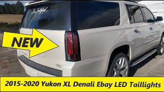 2015 2016 2017 2018 2019 2020 Yukon YL Denali Ebay  Amazon LED Taillight Installation 3W1B [upl. by Oicnanev15]