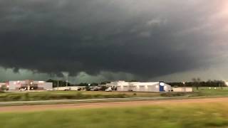 Highprecipitation TORNADO producer approaching I55 north of Canton MS [upl. by Alvera10]