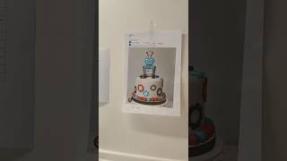 Our customer loved the robot cake she ordered [upl. by Asfah]