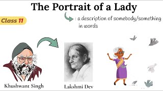 Class 11  The Portrait of a Lady  English Chapter Explanation in Hindi in Animation 202425 [upl. by Elicec]