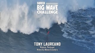 Tony Laureano at Nazaré  SURFER Big Wave Challenge 202324 Entry [upl. by Sidoon]