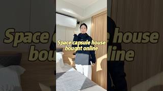 Space capsule house bought online etonghousetinyhome resorts capsule airbnb tinyhouse [upl. by Htiel]