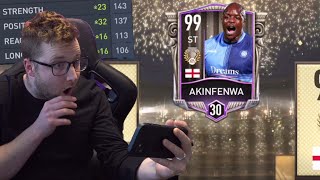 Max Rated Akinfenwa Gets Back to Back Hattricks in FIFA Mobile 22 EOE Adebayo Akinfenwa Review [upl. by Kensell]