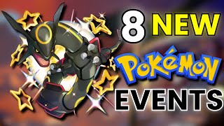 8 NEW Pokemon Scarlet  Violet Events  Shiny Rayquaza [upl. by Kcirred]