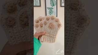 🐾Crochet Cat Paw Fingerless Gloves 🐾 beautifulcrochet cute [upl. by Farrell]