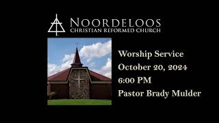 Noordeloos CRC  October 20 2024 PM Service [upl. by Ahsiruam]