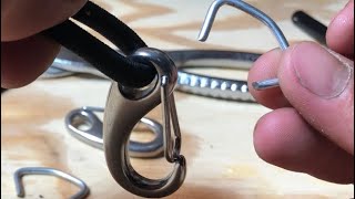 DIY bungee cords with stainless steel carabiners [upl. by Amand]