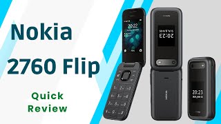 Nokia 2760 Flip review in 3 minutes camera specs chipset benchmark amp more [upl. by Nosduj]