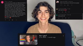 “Bullies turn out to be gay” Responding to comments on the ‘am I gay’ [upl. by Cordier909]