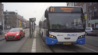 Netherlands Amsterdam bus 51 ride from Oostpoort to Dapperstraat [upl. by Griggs]