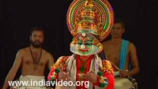 Kathakali Make up Kathi Vesham Kerala [upl. by Coop17]