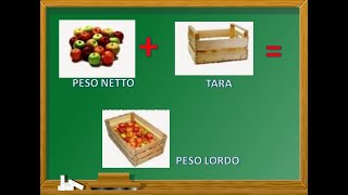 peso netto tara e lordo primaria classe quinta [upl. by Ratna581]