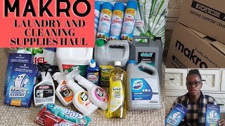 MAKRO LAUNDRY amp CLEANING SUPPLIES HAUL homemadebysibo laundry cleaningsupplies youtube makro [upl. by Ocinemod668]