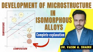 Development of Microstructure  Isomorphous Alloys  Materials Science Engineering  Dr Vasim Shaikh [upl. by Schou819]