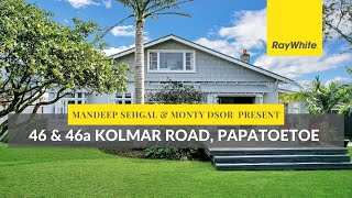 46 and 46a Kolmar Road Papatoetoe  Mandeep Sehgal amp Monty Dsor  Ray White Austar Group [upl. by Dott]